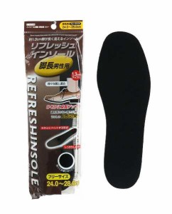 インソール リフレッシュ 脚長 男性用 フリーサイズ 24~28cm (100円ショップ 100円均一 100均一 100均)