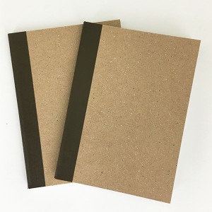 クラフトノート Ｂ罫 10.5×7.6cm 80ページ×2冊入 (100円ショップ 100円均一 100均一 100均)