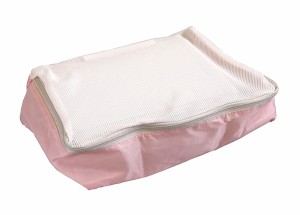 メッシュケース Ｍ(7×30×マチ20cm) マイホリデイ ［色指定不可］ (100円ショップ 100円均一 100均一 100均)