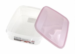 保存容器 ミリオンパック ピンク Lサイズ(容量1.7L) (100円ショップ 100円均一 100均一 100均)