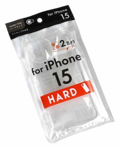 iPhone15用ケース ハード プレミアム (100円ショップ 100円均一 100均一 100均)