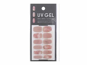 ジェルネイルシール UV GEL 2106ーHaA 12片入 爪やすり付 ［色柄指定不可］ (100円ショップ 100円均一 100均一 100均)