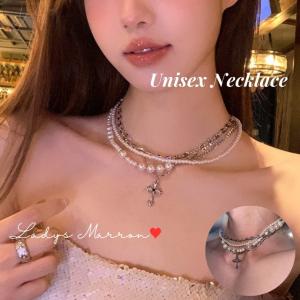 クロスネックレスレディース ロザリオネックレス 十字架ネックレス ゴシックネックレス かっこいいネックレス ネックレス Y2Kネックレス 