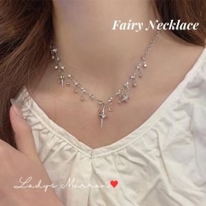 クロスネックレスレディース ロザリオネックレス 十字架ネックレス ゴシックネックレス かっこいいネックレス ネックレス Y2Kネックレス 