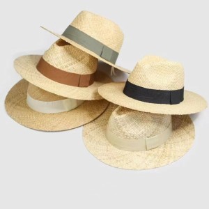 ハット 麦わら帽子 小顔効果 春 夏 UVカット 日除け 紫外線対策 折りたたみ 中折れ帽 男女兼用