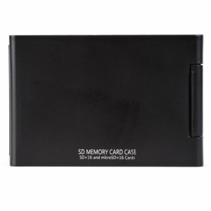 Kenko SDカードケースAS SD16 BK SD/microSD各16枚収納可能 ブラック 704479