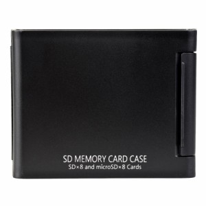 Kenko SDカードケースAS SD8 BK SD/microSD各8枚収納可能 ブラック 704424