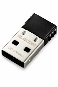 エレコム Bluetooth USB アダプタ USB-Aコネクタ Class1 Bluetooth4.0 小型 省電力 EDR/LE対応 [Windows 11/10/8.1/8/7 対応] ブラック L