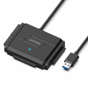 Unitek IDE SATA 両方対応 USB3.0 ドライブ交換アダプター 2.5/3.5インチHDD SSD 光学ドライブに対応 コンバータ 最大18TB 5Gbps 12V/2A