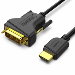 BENFEI HDMI - DVI、1.8m HDMI - DVI ケーブル 双方向 DVI-D 24+1 オス - HDMI オス 高速アダプターケーブル サポート 1080P フル HD Ras