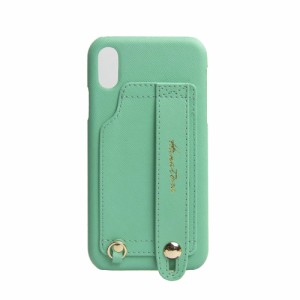 HANATORAiPhone XR 対応 Handy PUレザー ハードケース ミントグリーン H6-iPXR-MintGreen