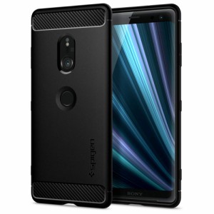 Spigen スマホケース Xperia XZ3 ケース [ SO-01L SOV39 ] 対応 TPU 耐衝撃 米軍MIL規格取得 衝撃吸収 指紋防止 ラギッド・アーマー G14C