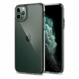 Spigen iPhone 11 Pro Max ケース (6.5インチ 対応) 全面 クリア ソフト バンパー TPU ハード 耐衝撃 [ 米軍MIL規格取得 ] カメラ保護 傷