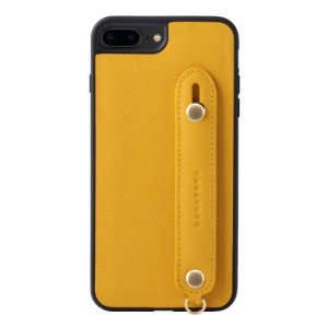 [HANATORA] iPhone8 Plus / iPhone7 Plus ケース サフィアーノ・レザー スマホケース 落下防止 耐衝撃 スタンド機能 本革 ハンディベルト