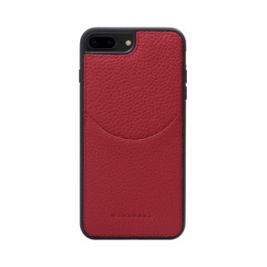 [HANATORA] iPhone8Plus/iPhone7Plus 本革ケース シュリンクカーフレザー カードポケット 耐衝撃 ハンドメイド ギフト おしゃれ シンプル