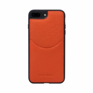 [HANATORA] iPhone8Plus/iPhone7Plus 本革ケース シュリンクカーフレザー カードポケット 耐衝撃 ハンドメイド ギフト おしゃれ シンプル