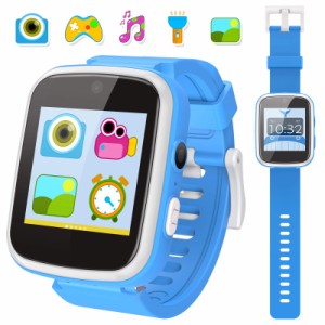 AGPTEK キッズ 腕時計 子供へプレゼント子供用 スマートウォッチ キッズ smart watch for kids 腕時計 男の子 文字盤DIY 8GB内蔵 歩数計 