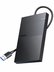 UGREEN 2.5 インチ hdd ケース 2.5インチ HDD/SSD 外付けケース USB3.0 UASP対応 5Gbps高速転送 ハードディスクケース SATA III 9.5mm 7m