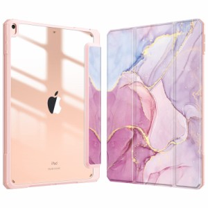 Fintie iPad Air 2019 ケース iPad Air3 10.5インチ / iPad Pro 10.5 2017 透明バックカバー Apple Pencil 収納可能 三つ折スタンド スリ