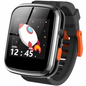 AGPTEK 日本正規品 キッズ 腕時計 子供用 スマートウォッチ smart watch for kids 時計 男の子 1.54inタッチスクリー 35万高画素 動画 撮