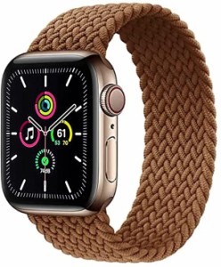 apple watch バンド iwatch バンド スタイル ブレイデッドソロループ 編組バンド apple watch 7/6/5/4/3/2/1/SEに対応 38mm/40mm/41mm/42