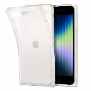 Spigen 半透明 iPhone SE3 ケース 第3世代 iPhone SE 2 ケース 第2世代 iPhone7用ケース iPhone8用 ケース [ストラップホール付き] TPU素