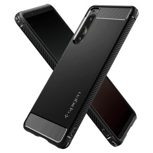 Spigen Xperia 5 IV ケース TPU [ SO-54C | SOG09 | A204SO ] ストラップ ホール付き TPU ソフトケース 米軍MIL規格取得 耐衝撃 衝撃吸収