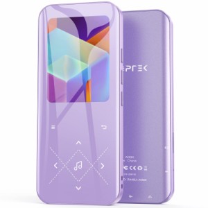 32GB AGPTEK MP3プレーヤー Bluetooth5.3 [PSE認証済] ウォークマン 2.4インチ大画面 音楽プレーヤー 金属フレーム オシャレ ロスレス音