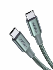 UGREEN USB Type CケーブルPD対応100W/5A 超急速充電USB C to USB C 断線防止 MacBook Pro、iPad mini 6、Matebook、iPad Pro 2018、Xper