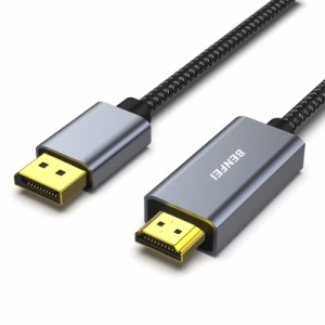 BENFEI 0.9m 4K DisplayPort - HDMI （逆方向に非対応）、DisplayPort (DP) - HDMI ケーブル HP、ThinkPad、AMD、NVIDIA、デスクトップな