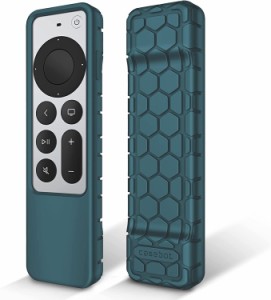 Fintie for 2021 Apple TV 4K / 2022 Apple TV 4K 第3世代 / 2021 Apple TV HD リモコンカバー シリコン保護ケース 軽量 滑りとめ 耐衝撃