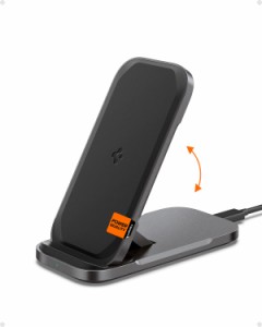 Spigen Galaxy ワイヤレス充電器 純正 15W [ 純正充電モジュール/Qi対応/急速ワイヤレス充電/パットスタンド ] Galaxy S23 Ultra Plus Z 