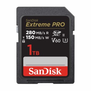  サンディスク 正規品  SDカード 1TB SDXC Class10 UHS-II V60 読取最大280MB/s SanDisk Extreme PRO SDSDXEP-1T00-GHJIN 新パッケージ