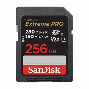  サンディスク 正規品  SDカード 256GB SDXC Class10 UHS-II V60 読取最大280MB/s SanDisk Extreme PRO SDSDXEP-256G-GHJIN 新パッケージ