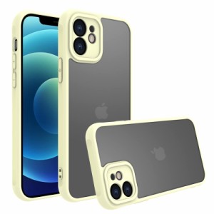 iphone12 ケース iphone12ケース iphone 12ケース スマホカバー 耐衝撃 指紋防止 滑り止め マット半透明 黄ばみなし レンズ保護 米軍MIL