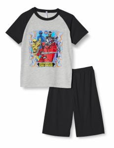 [バンダイ] パジャマセット 男児 王様戦隊キングオージャー 盛夏Tシャツ スーツパジャマ ブラック