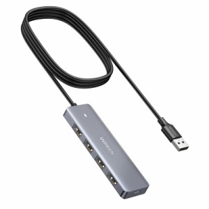 UGREEN USB 3.0 ハブ ４ポート拡張 USB ハブ USB C電源供給 セルフパワー/バスパワー USB 高速ハブ 軽量型 PS5 PS4 Windows/Mac OS対応 L