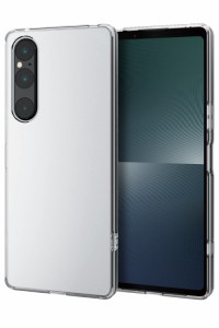 エレコム Xperia 1 V (SO-51D / SOG10) ケース 耐衝撃 高硬度 ハイブリッド素材 ワイヤレス充電対応 ストラップホール付き 細部まで緻密