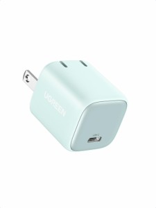 UGREEN Nexode Mini 30W PD 充電器 USB-C 急速充電器 GaNFast？(窒化ガリウム)採用 超小型 折畳式プラグ PD/PPS/QC4+/SCP規格対応/PSE技