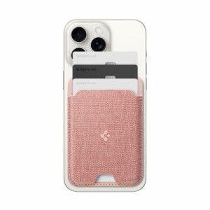 [Spigen] MagSafe対応 カードケース マグネット内蔵 磁気シールド スリム 背面 ウォレット iPhone 15, iPhone 14, iPhone 13, iPhone 12 