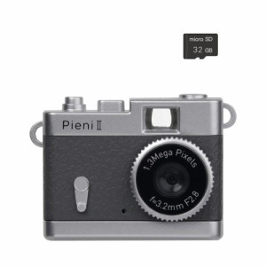ケンコー 超小型トイデジタルカメラ DSC-PIENI II microSDカード32GBセット (グレー)