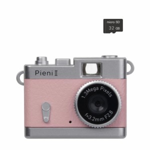 ケンコー 超小型トイデジタルカメラ DSC-PIENI II microSDカード32GBセット (ピーチ)
