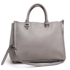 ○マイケルコース Michael Kors サフィアーノ 牛革 ハンドバッグ Medium Sutton Satchel Tote ミディアム M MD サットン サッチェ  中古