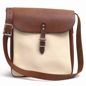 ○ポーター 吉田カバン PORTER コットンキャンバス 牛ステア ショルダーバッグ 232-04965 HEAVY DUTY SHOULDER BAG  ポストマンバ  中古