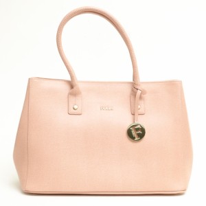 ○フルラ FURLA 牛革 トートバッグ LINDA MINI TOTE リンダ ミニ トート 型押し加工 レディース 【中古】 中古