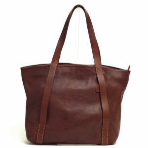 ○スタイルクラフト STYLE CRAFT ディアスキン 鹿革 トートバッグ DSB-03 DEER TOTE BAG S 肩掛け ワンショルダーバッグ シボ革 シ 中古