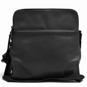 ○トゥミ TUMI ナパレザー 牛革 ショルダーバッグ 63013GRY HARRISON STRATTON CROSSBODY ストラットン クロスボディ クロスボディ 中古