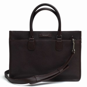 ○コーチ COACH クロスグレインレザー 牛革 ビジネスバッグ 71473 EMBASSY BRIEF エンバシー ブリーフ 2WAY ショルダーバッグ ノー 中古