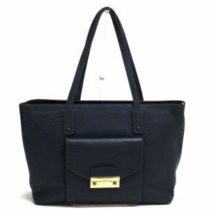 ○フルラ FURLA 牛革 トートバッグ Julia M Tote ジュリア シボ革 シュリンクレザー 肩掛け ワンショルダーバッグ レディース 【中 中古