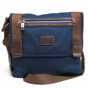 ○トゥミ TUMI FXTバリスティックナイロン ナパレザー 牛革 ショルダーバッグ 22371BTH ALPHA BRAVO / Beale Mini Messenger ( ビ  中古